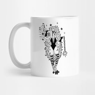 Roller Queen - B&W Mug